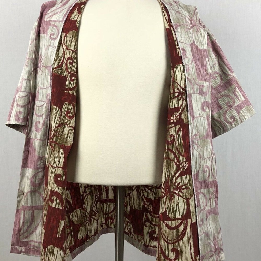 Hilo Hattie Hawaiian Shirt XL Reverse Print - Picture 4 of 12